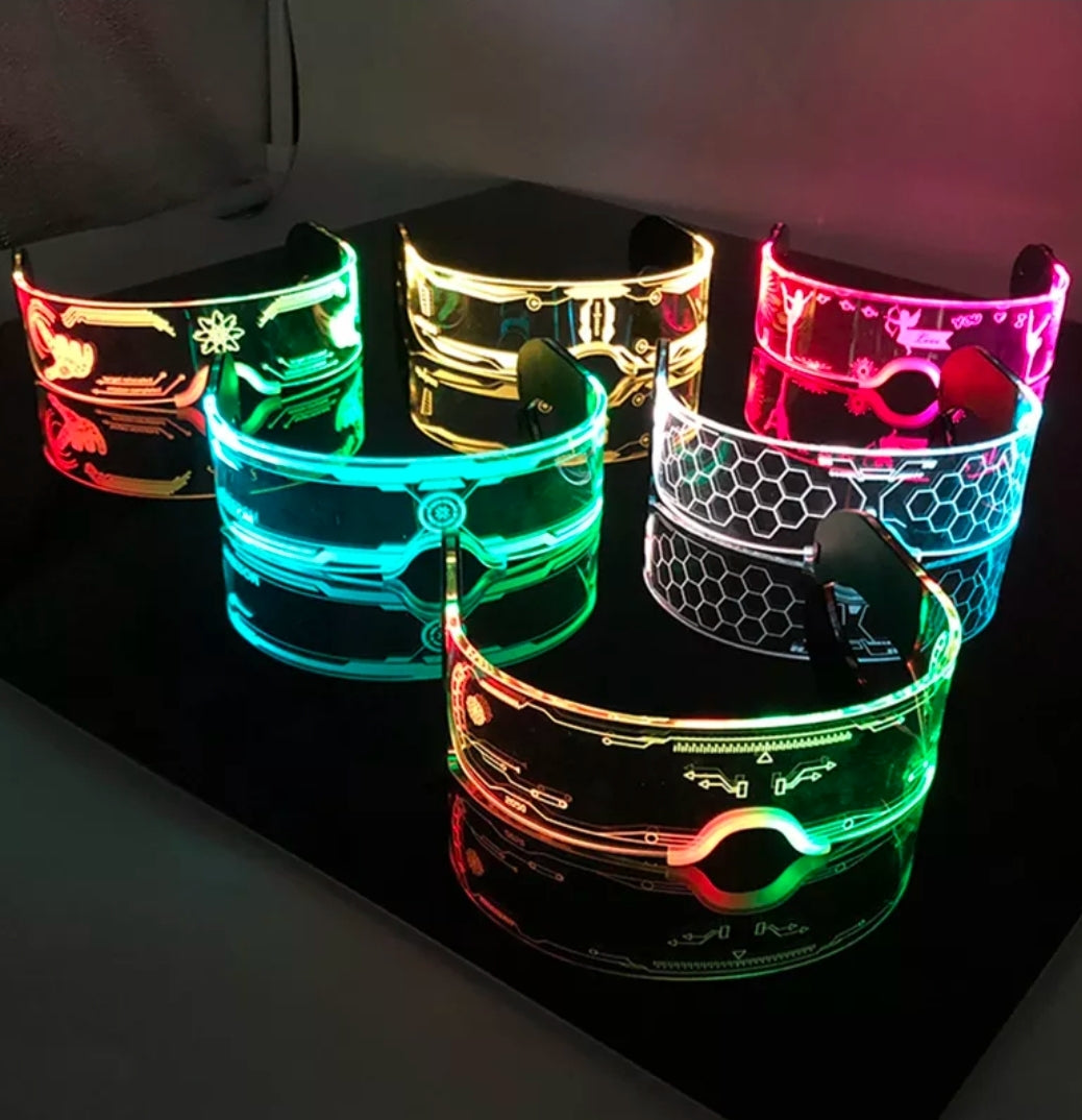 LED iluminous glasses